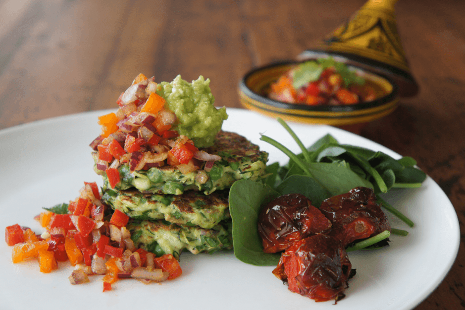 Yummy Gluten Free Pea and Zucchini Fritters