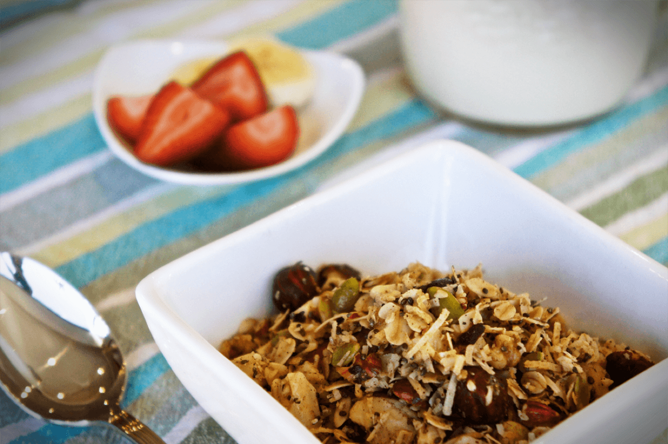 Delicious Fruit Free Granola