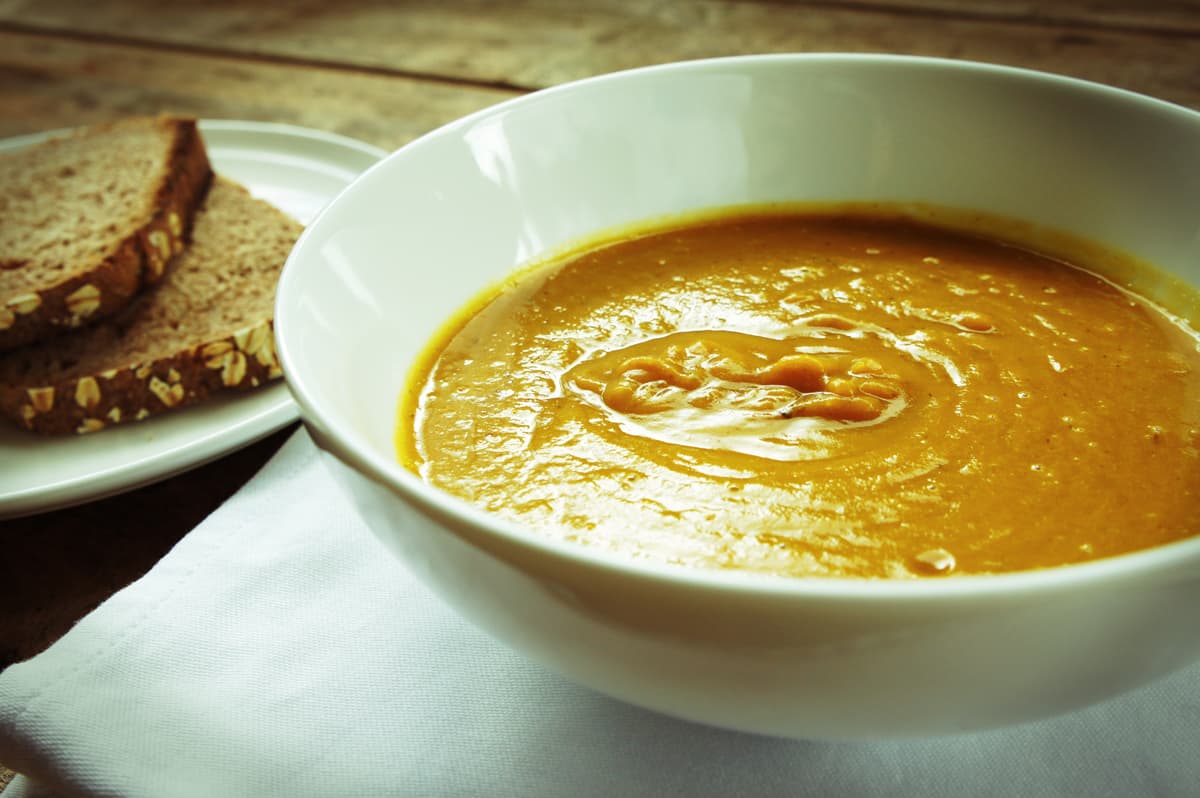 Nourishing Roasted Pumpkin and White Bean Soup